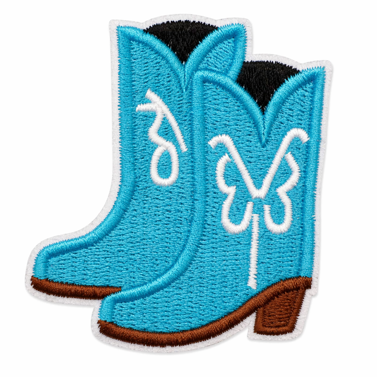Cowboystøvler blå – strygemærke