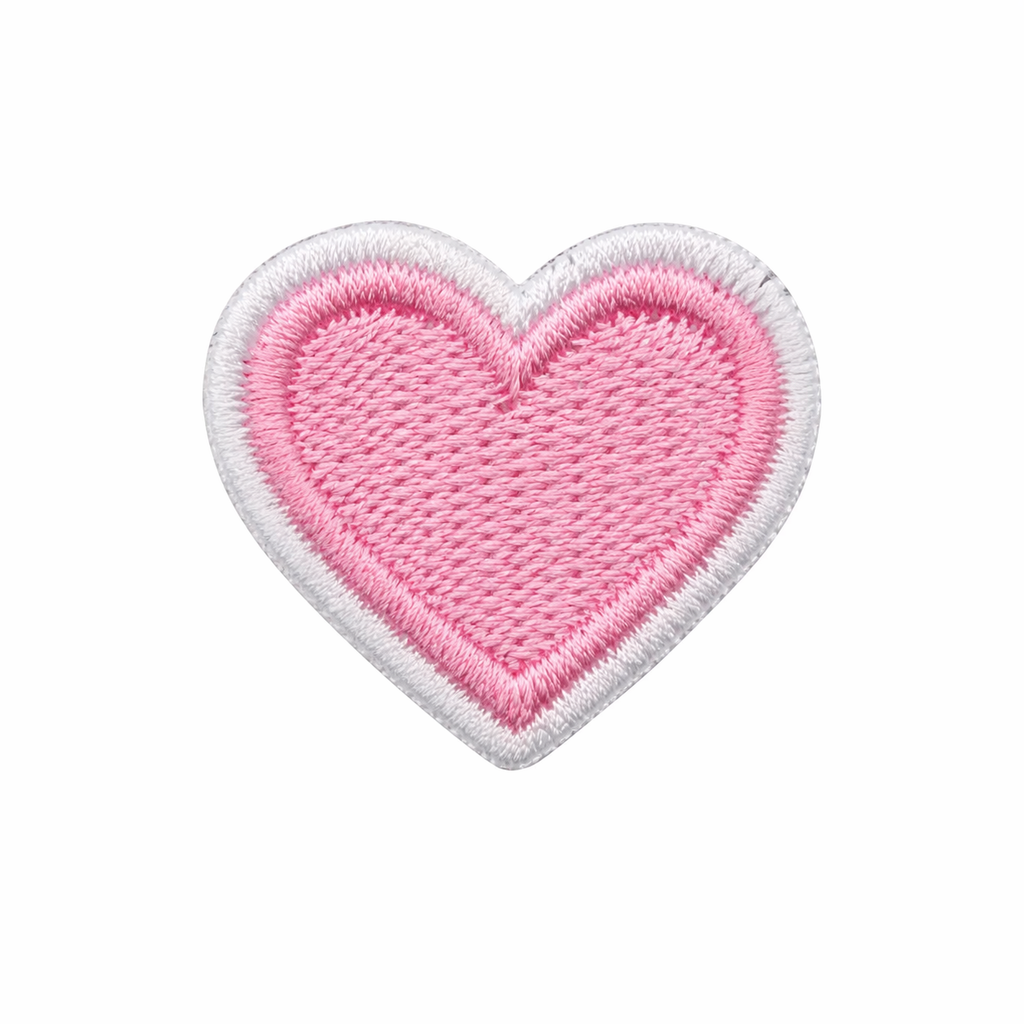 Hjerte rosa – strygemærke