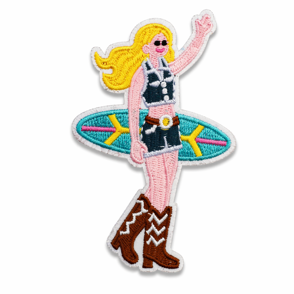 Surf cowgirl – strygemærke