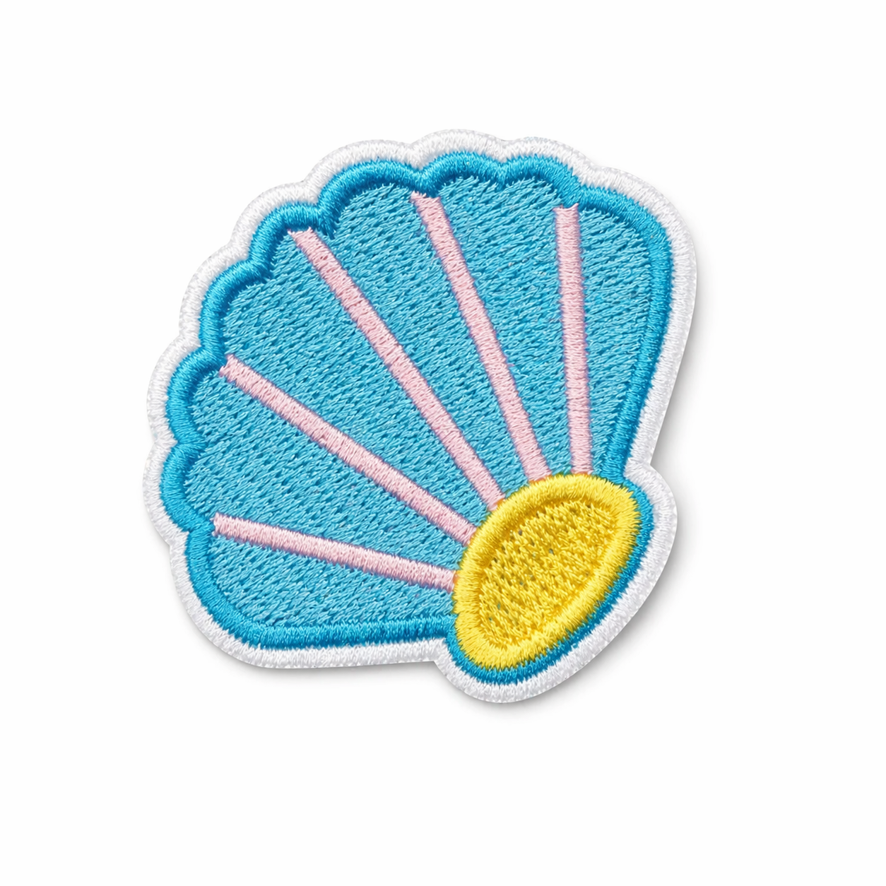 Musling pastelblå – strygemærke