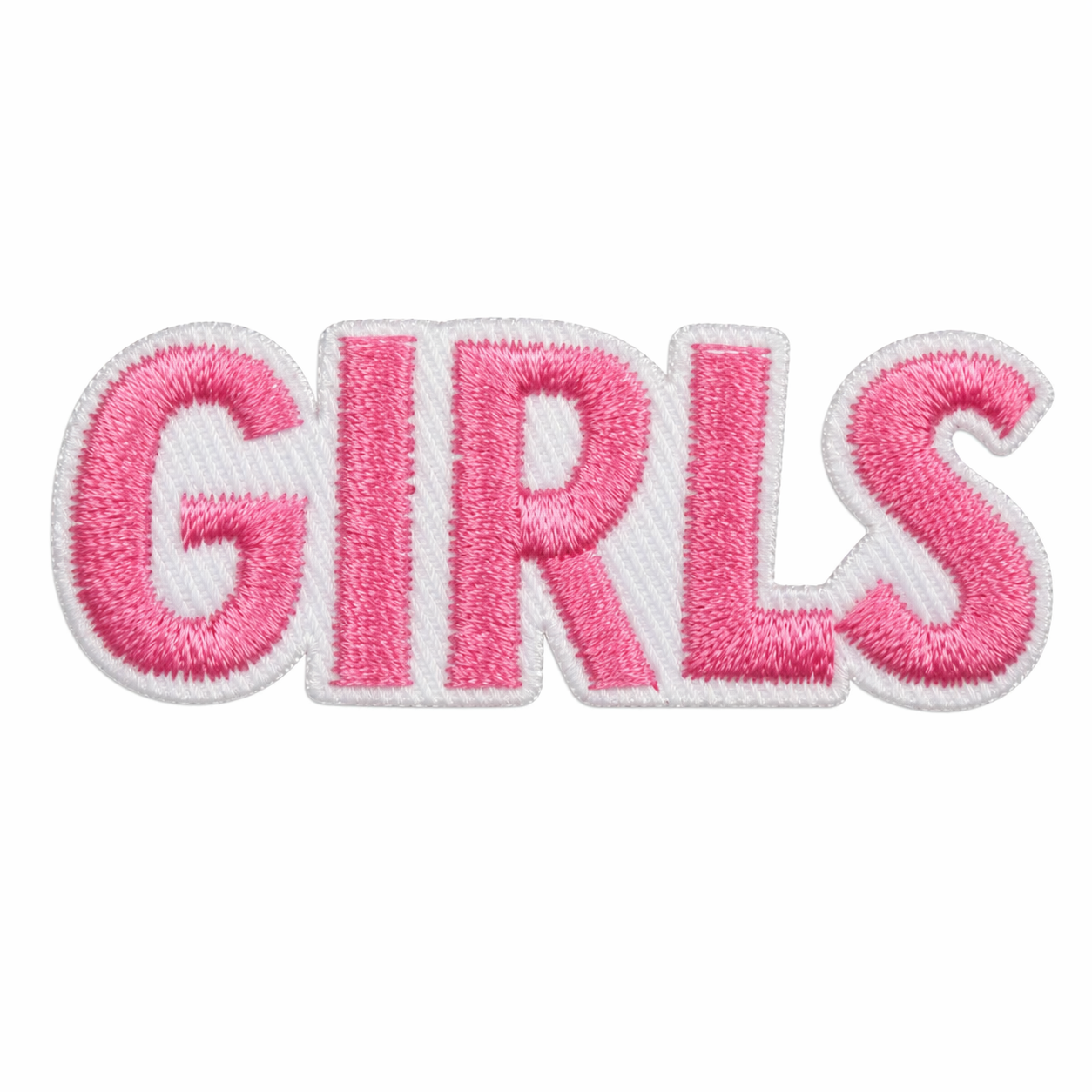 Girls rosa – strygemærke