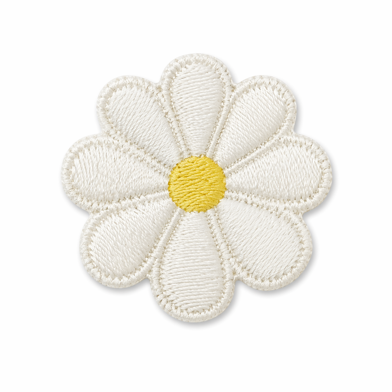 Blomst hvid – strygemærke