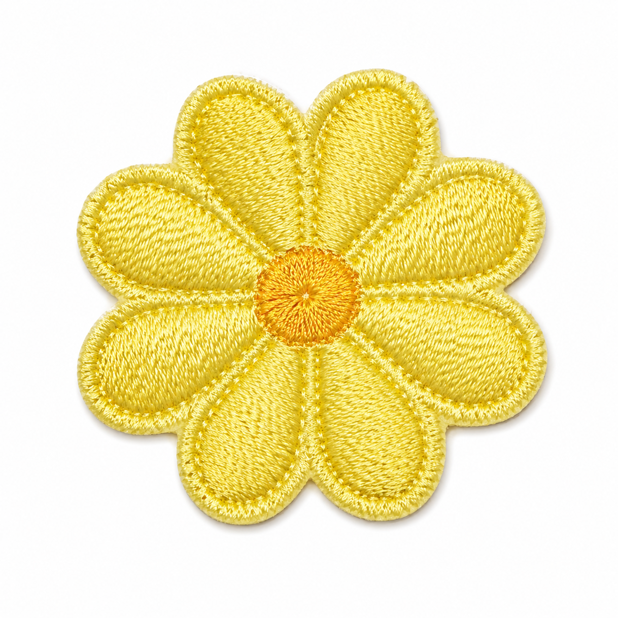 Blomst solgul – strygemærke
