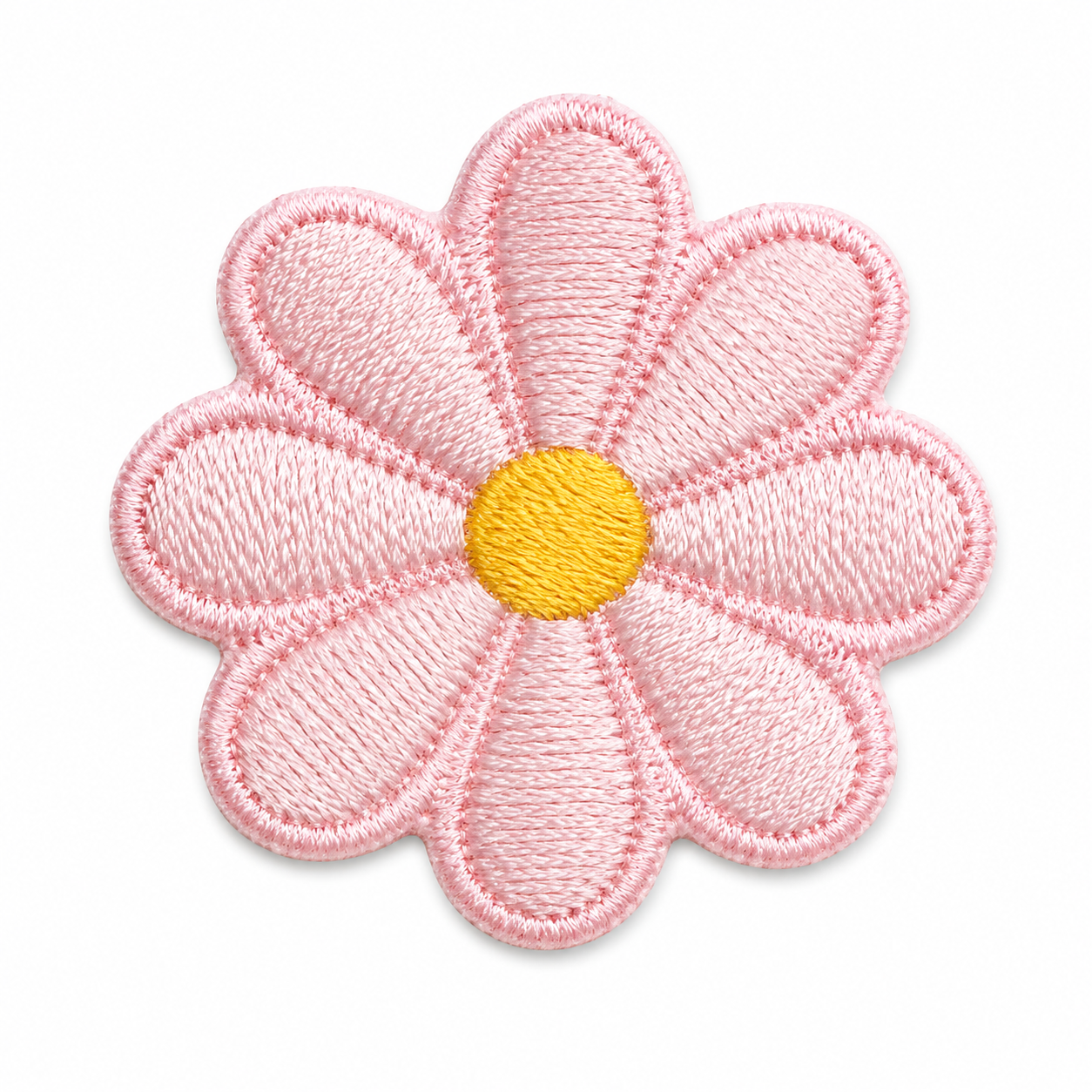 Blomst rosa – strygemærke