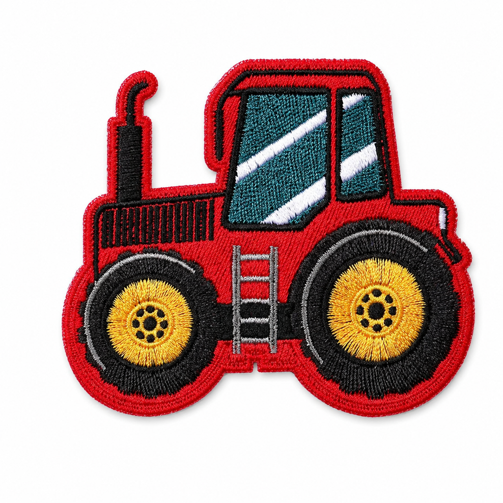 Traktor rød – strygemærke