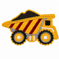 Dumper gul/rød – strygemærke