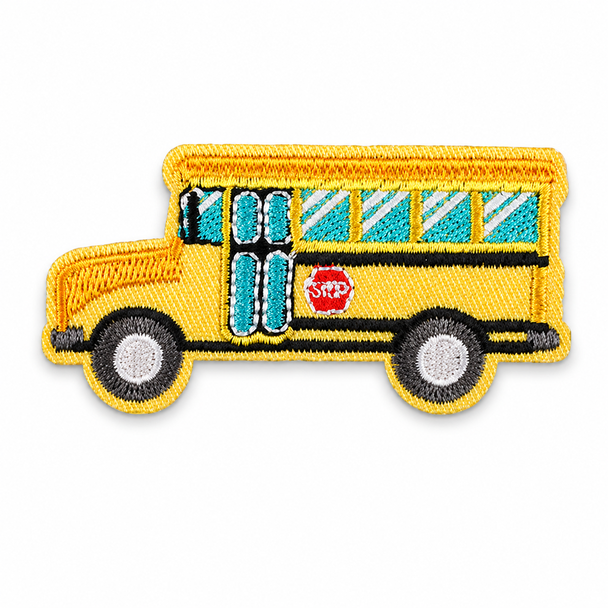 Skolebus gul – strygemærke