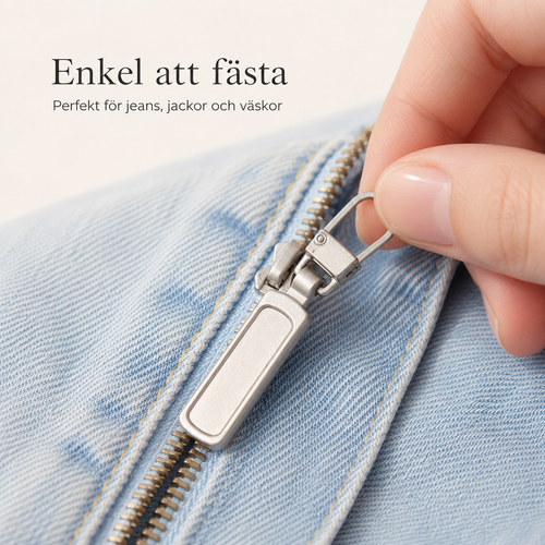 Lynlåsvedhæng – reparer en ødelagt lynlås på sekunder