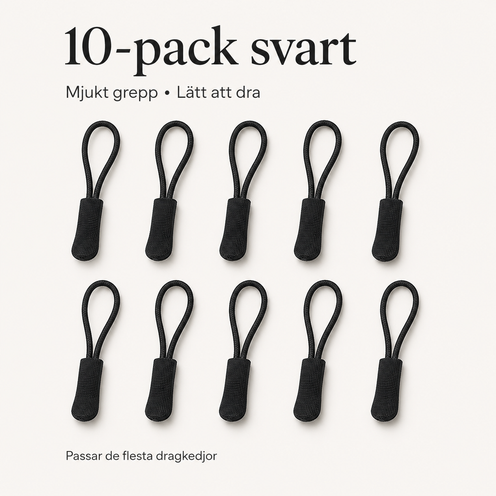 Lynlåsvedhæng til bedre greb – 10 stk.