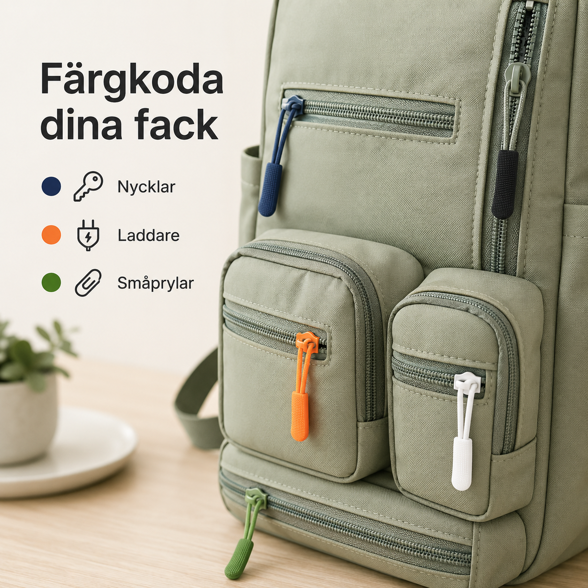 Lynlåsvedhæng til bedre greb – 10 stk.
