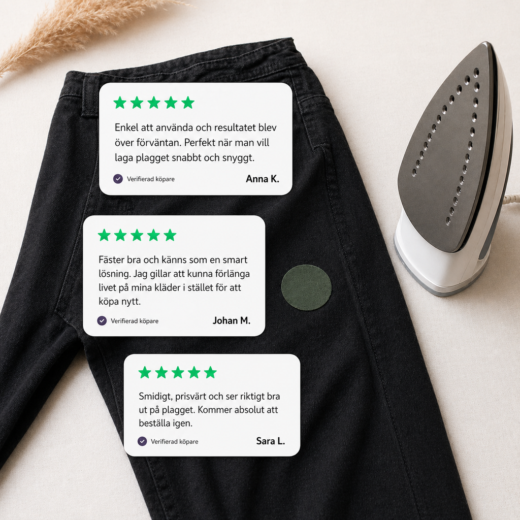 Strygelapper til tøj – reparer med strygejern